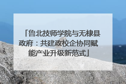 鲁北技师学院与无棣县政府：共建政校企协同赋能产业升级新范式