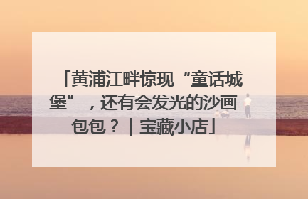 黄浦江畔惊现“童话城堡”，还有会发光的沙画包包？｜宝藏小店