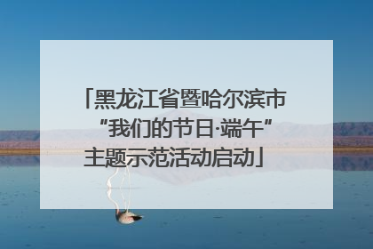 黑龙江省暨哈尔滨市“我们的节日·端午”主题示范活动启动