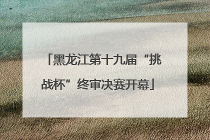 黑龙江第十九届“挑战杯”终审决赛开幕
