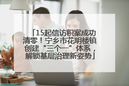 15起信访积案成功清零！宁乡市花明楼镇创建“三个一”体系，解锁基层治理新姿势