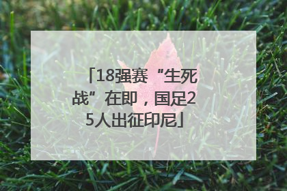 18强赛“生死战”在即，国足25人出征印尼