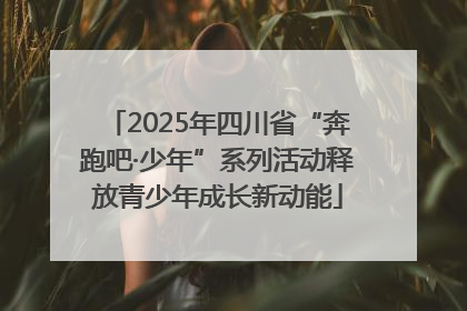 2025年四川省“奔跑吧·少年”系列活动释放青少年成长新动能