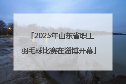 2025年山东省职工羽毛球比赛在淄博开幕