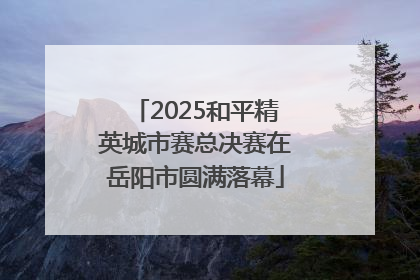 2025和平精英城市赛总决赛在岳阳市圆满落幕
