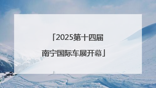 2025第十四届南宁国际车展开幕