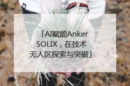 AI赋能Anker SOLIX，在技术无人区探索与突破